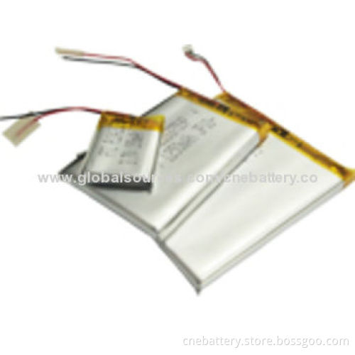 Rechargeable Lithium Polymer Batteries, 1,300mAh with Protection Board PL385068